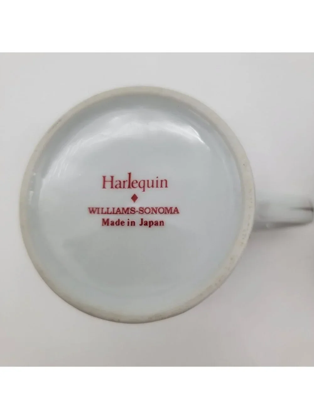 Williams Sonoma Harlequin Porcelain Mugs